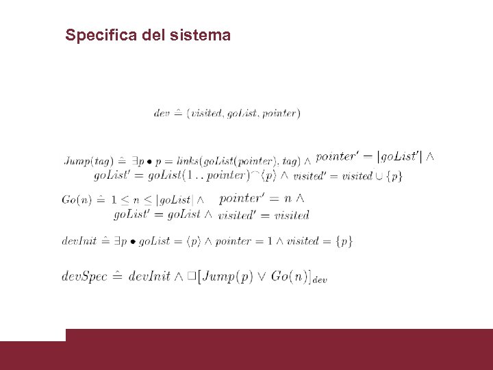 Specifica del sistema Modelli Utente 3/17/2018 Pagina 27 
