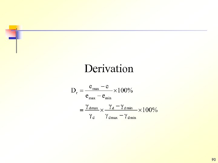 Derivation 90 