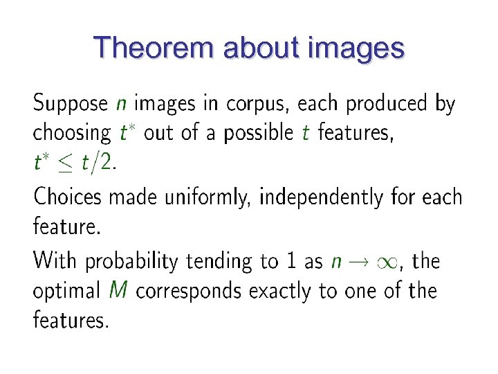 Theorem about images 