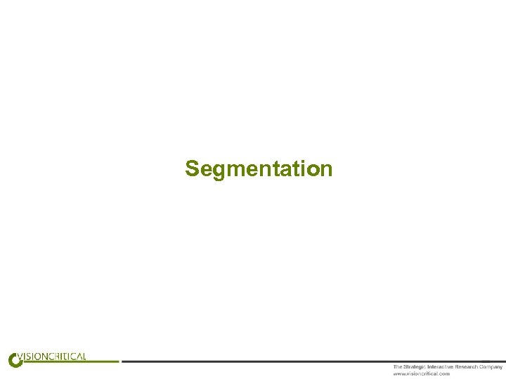 Segmentation 