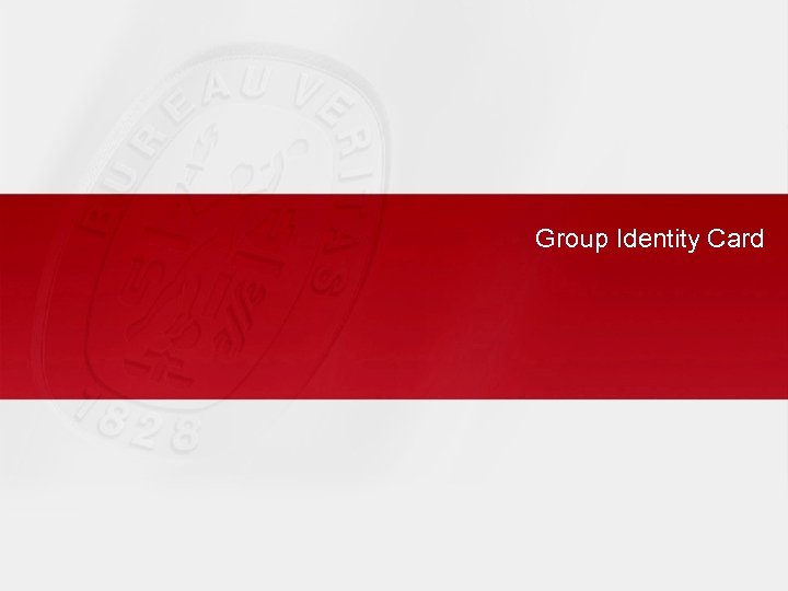 Group Identity Card 