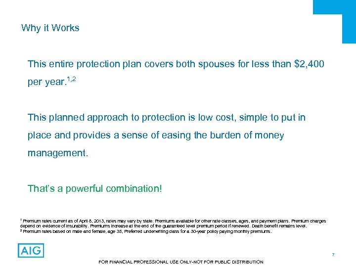 Why it Works This entire protection plan covers both spouses for less than $2,