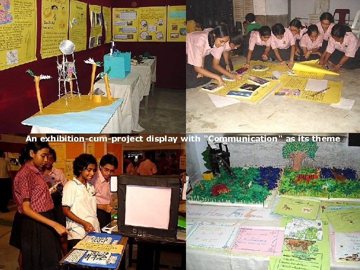 Inauguration of exhibition by Prof. Sraddhalu Ranade An exhibition-cum-project display with "Communication" as its