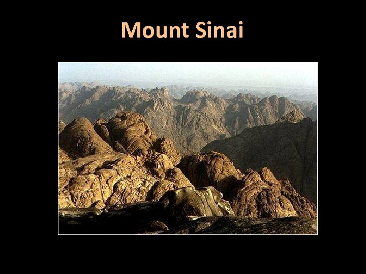 Mount Sinai 