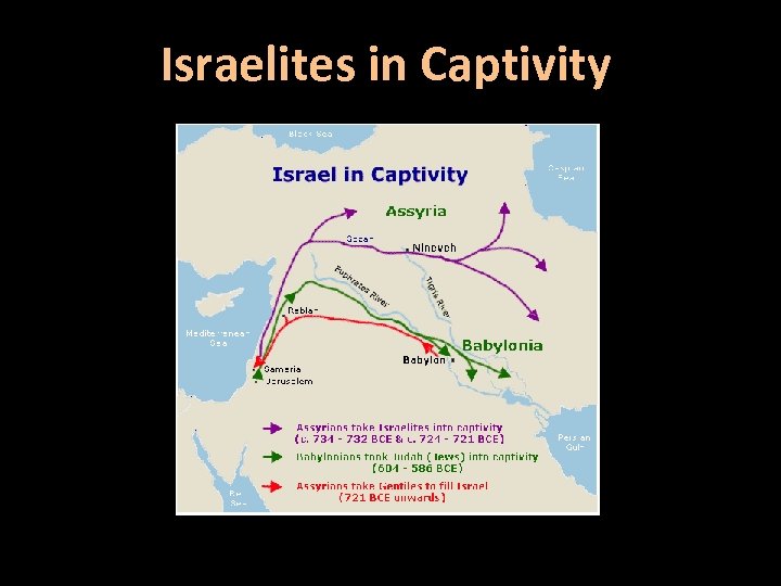 Israelites in Captivity 