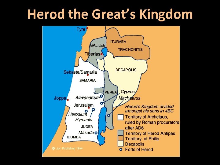 Herod the Great’s Kingdom 