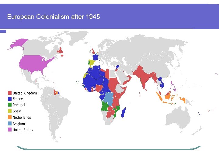 European Colonialism after 1945 