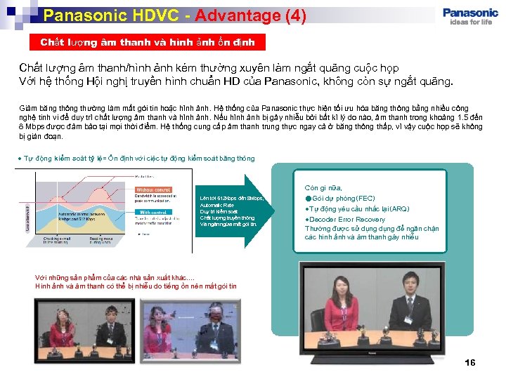16 Panasonic HDVC - Advantage (4) Chất lượng âm thanh và hình ảnh ổn