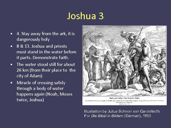 Joshua 3 • 4. Stay away from the ark, it is dangerously holy •