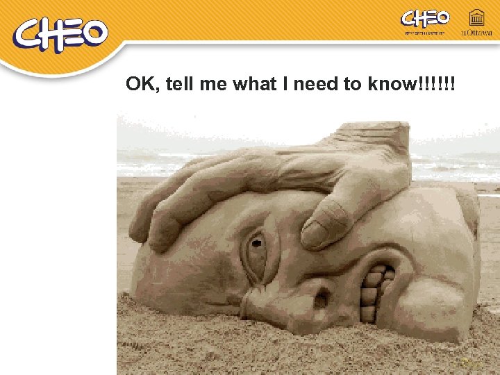 OK, tell me what I need to know!!!!!! 