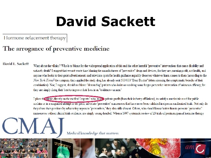 David Sackett 