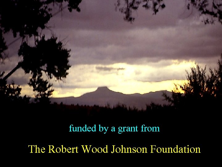 funded by a grant from The Robert Wood Johnson Foundation 