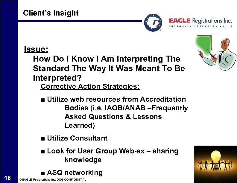 Client’s Insight Issue: How Do I Know I Am Interpreting The Standard The Way