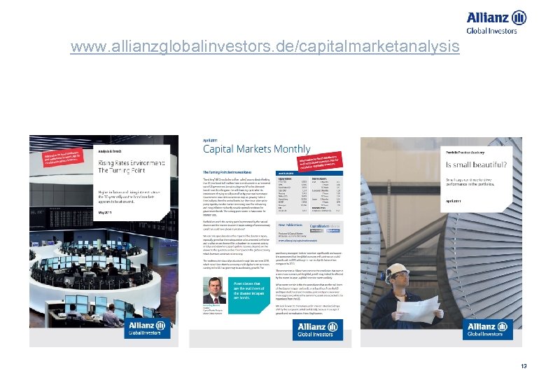 www. allianzglobalinvestors. de/capitalmarketanalysis 13 