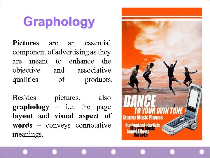 Graphology Pictures are an essential component of advertising as they are meant to enhance