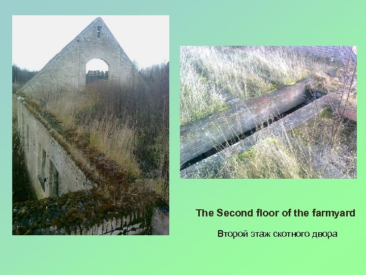 The Second floor of the farmyard Второй этаж скотного двора 
