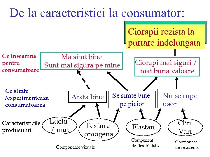 De la caracteristici la consumator: Ciorapii rezista la purtare indelungata Ce inseamna pentru consumatoare