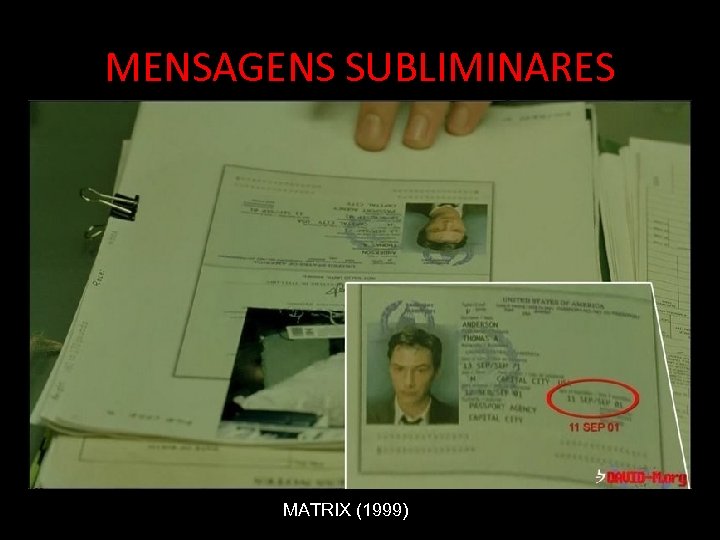 MENSAGENS SUBLIMINARES MATRIX (1999) 