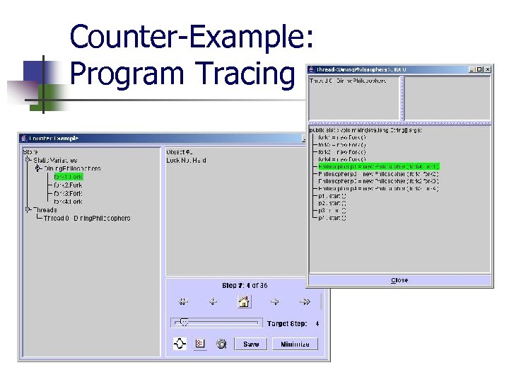 Counter-Example: Program Tracing 