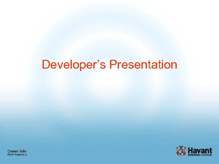 Developer’s Presentation 