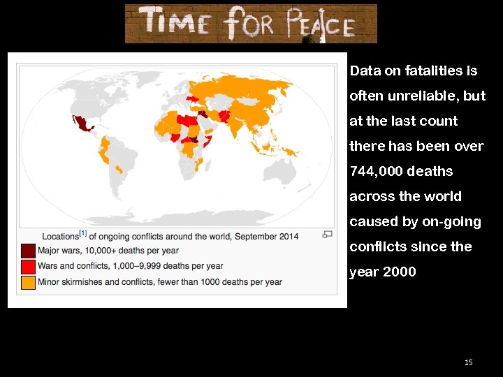 Data on fatalities is often unreliable, but at the last count there has been