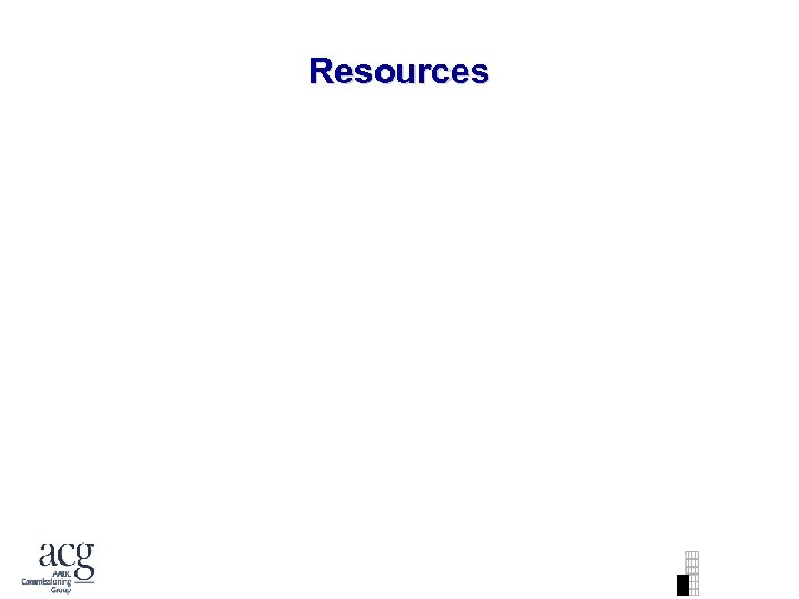 Resources 