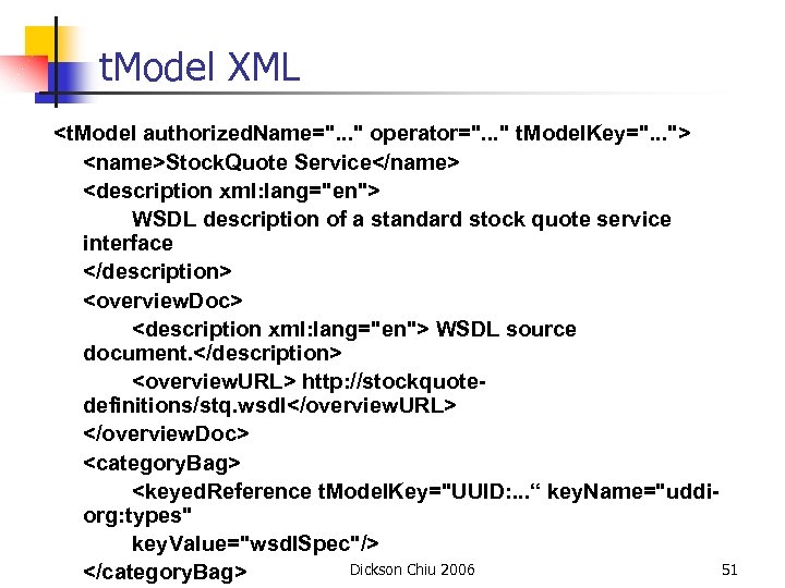 t. Model XML <t. Model authorized. Name=". . . " operator=". . . "
