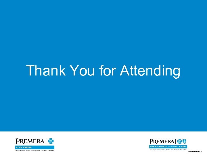 Thank You for Attending 034228 (08 -2015) 