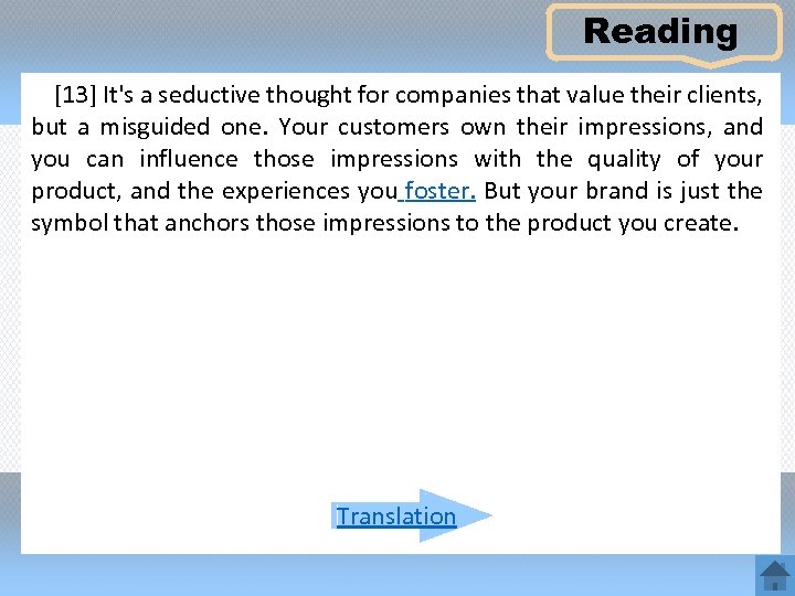 Reading [13] It's a seductive thought for companies that value their clients, but a