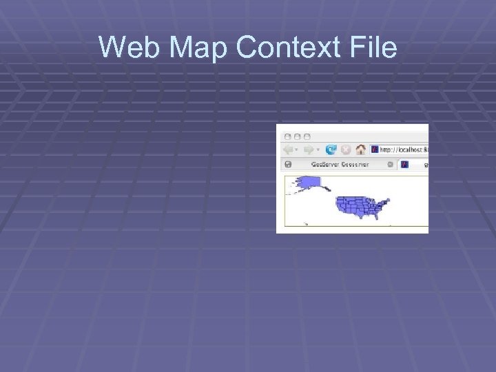 Web Map Context File 