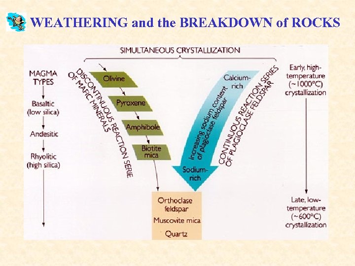 WEATHERING and the BREAKDOWN of ROCKS 