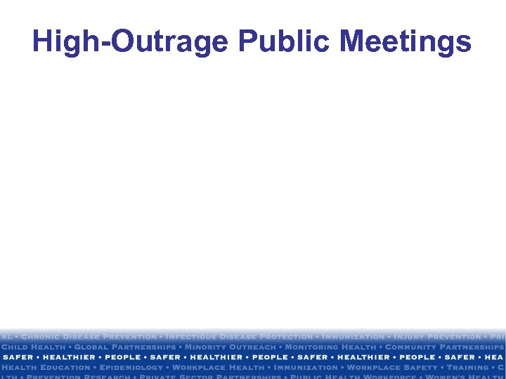 High-Outrage Public Meetings 