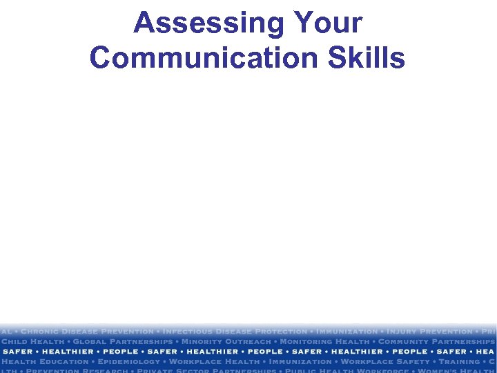 Assessing Your Communication Skills 