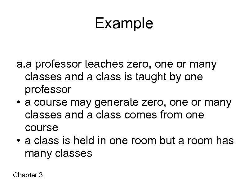 Chapter 3 Modeling Data in the Organization Chapter