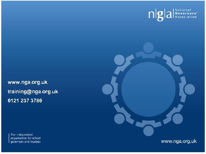 www. nga. org. uk training@nga. org. uk 0121 237 3780 