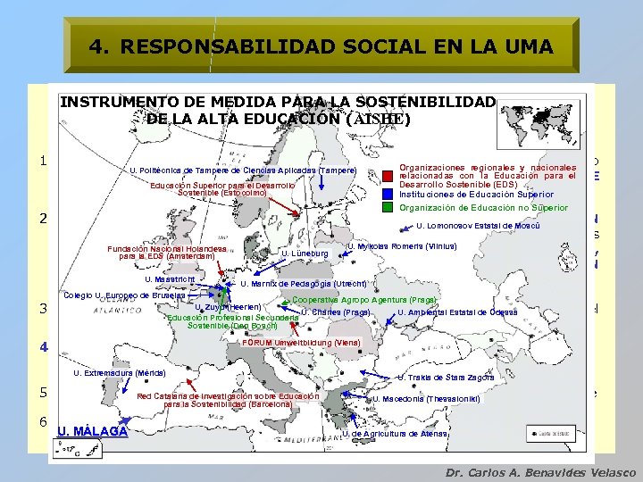 4. RESPONSABILIDAD SOCIAL EN LA UMA INSTRUMENTO DE MEDIDA PARA LA INSTRUMENTO DE LA
