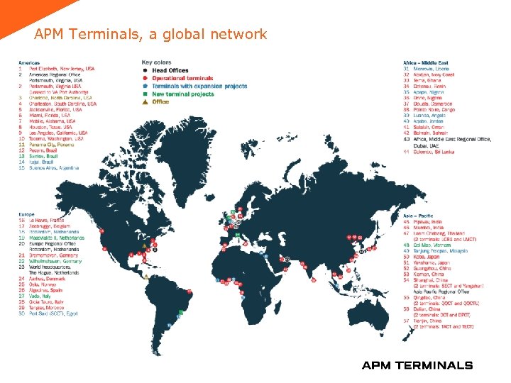 APM Terminals, a global network 