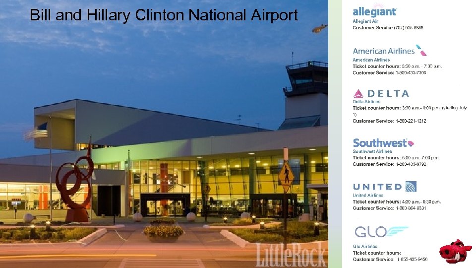 Bill and Hillary Clinton National Airport 