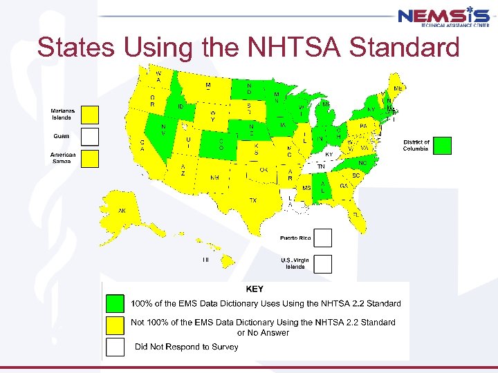 States Using the NHTSA Standard 