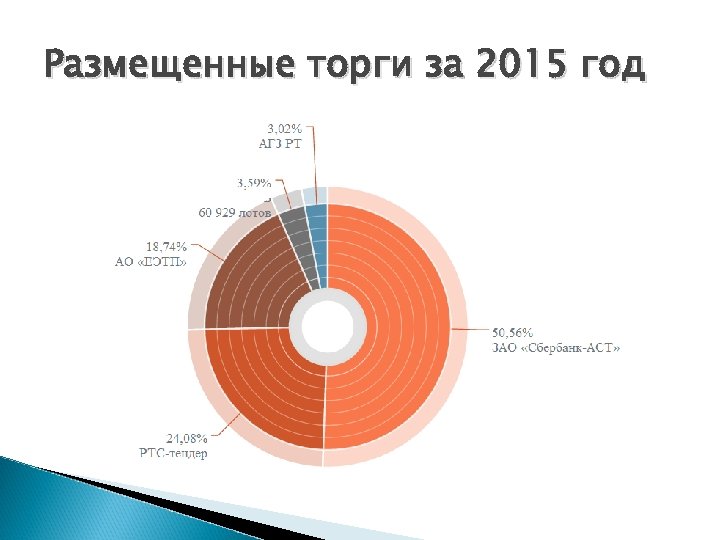 Размещенные торги за 2015 год 