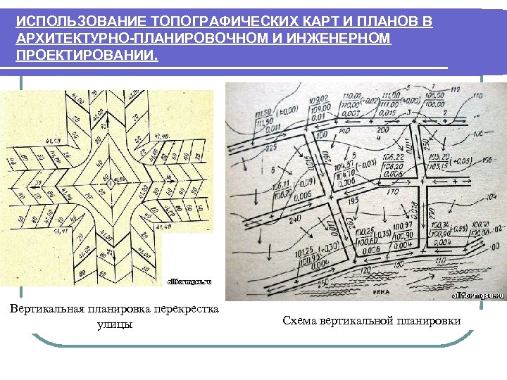 Схема вертикальной планировки территории инженерной подготовки и инженерной защиты территории