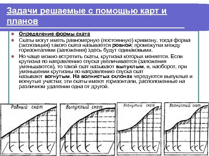 Сравните крутизну склонов и густоту горизонталей на плане сделайте предположение