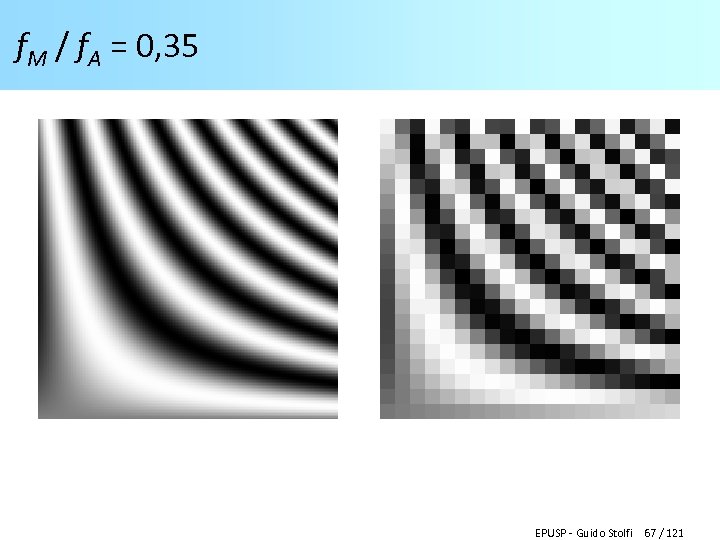 f. M / f. A = 0, 35 EPUSP - Guido Stolfi 67 /