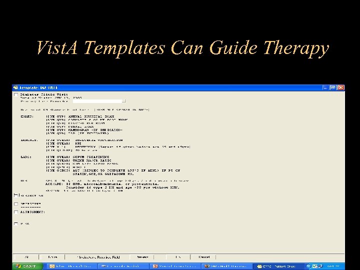 Vist. A Templates Can Guide Therapy 