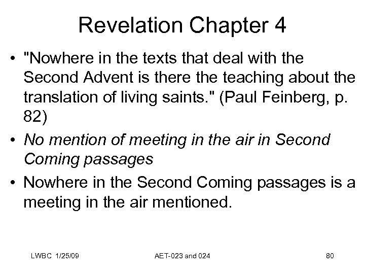 Revelation Chapter 4 • 