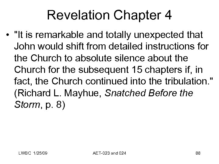Revelation Chapter 4 • 