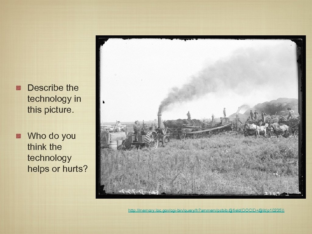 Describe the technology in this picture. Who do you think the technology helps or