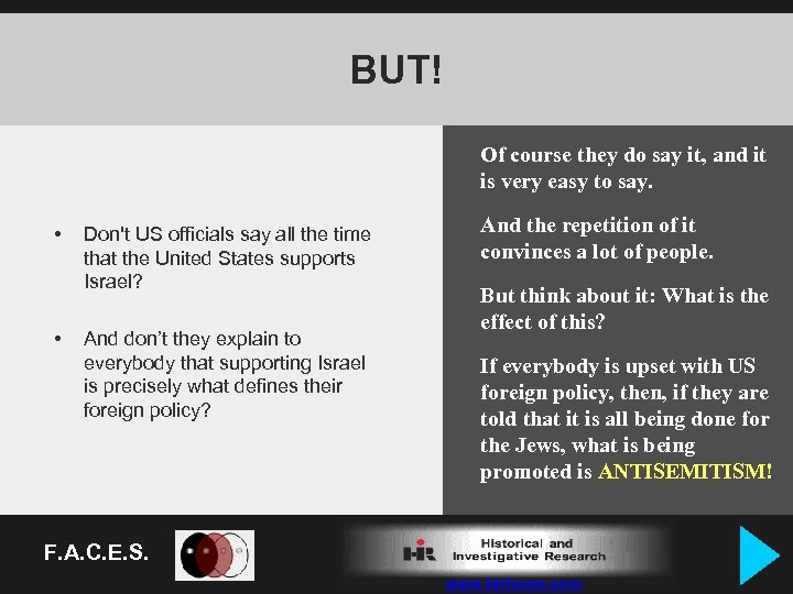 BUT! Of course they do say it, and it is very easy to say.