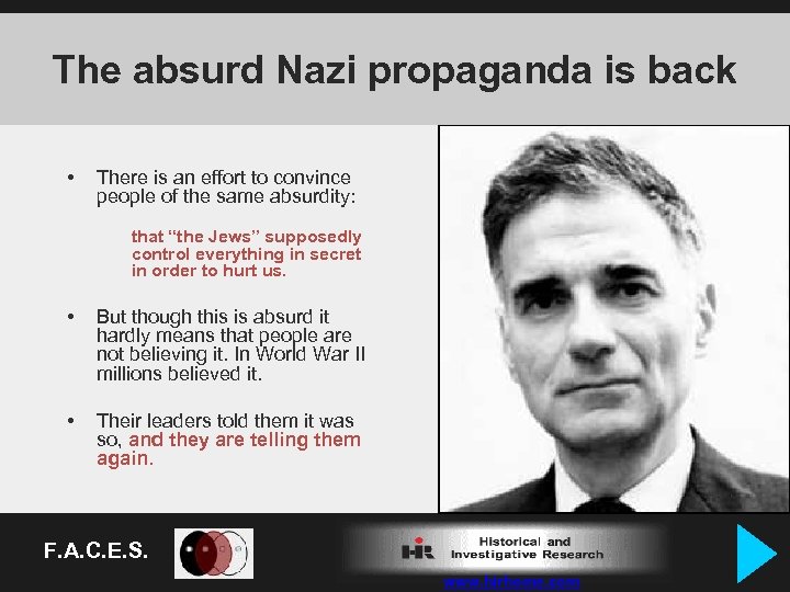 The absurd Nazi propaganda is back • There is an effort to convince people