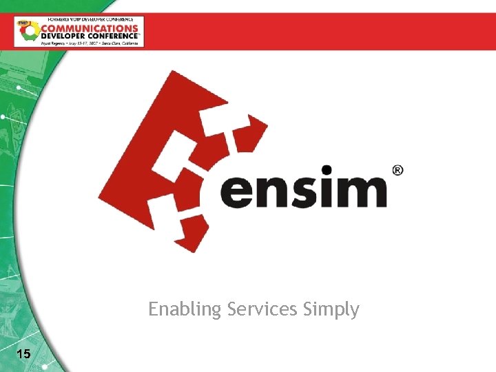 Enabling Services Simply 15 